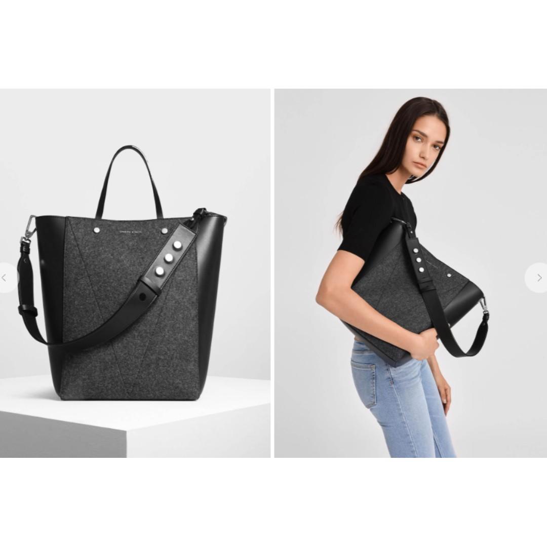 Charles and keith best sale classic tote bag