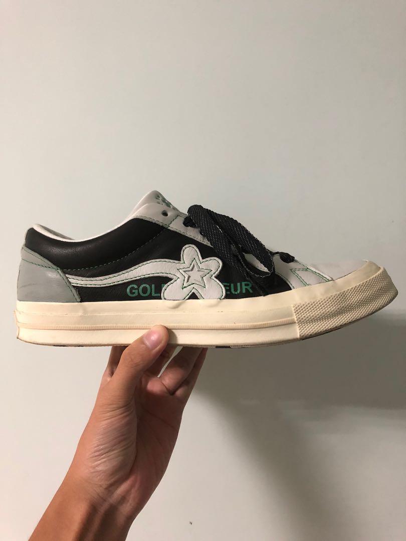 限時特價 Converse x golf le fleur 黑白 小花鞋 27.5cm