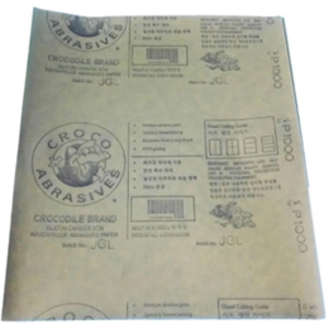 Crocodile Floor Sanding Paper Silicon Carbide (Category: Cleaning Tools & Supplies) located in Manila. Submitted by joeyroque09 (Listing ID 255404537, Image 1). Description: Takezo Industrial Supply 09177110098 For more inquiries please contact https://www.facebook.com/takezo.industrial Our Website: takezoindustrialsupply.com https://takezoindustrialsupply.storehub.me/ Crocodile Floor Sanding Paper Silicon Carbide (CE55BT) 12” x 50m Grit #36 9,52
