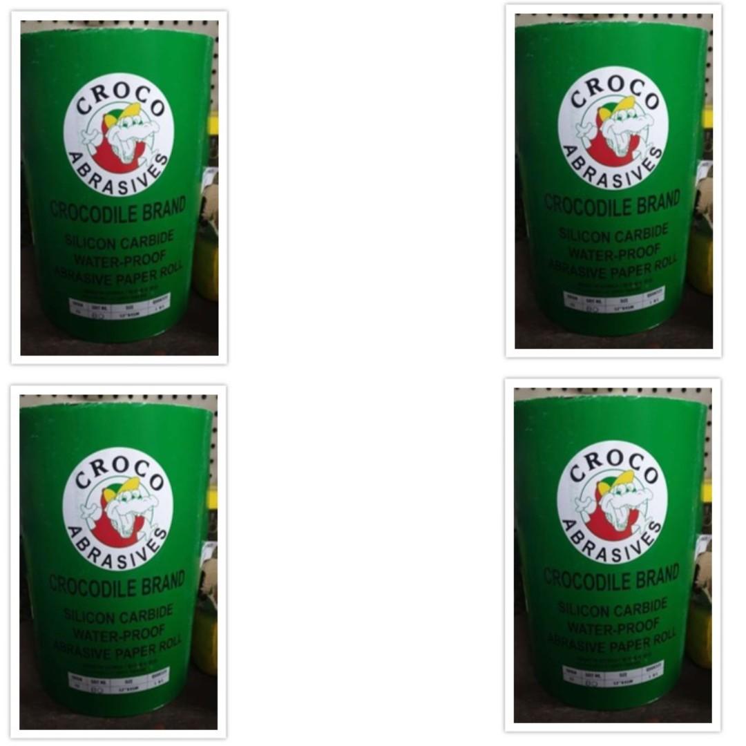Crocodile Waterproof Floor Sanding Paper Silicon Carbide (Category: Cleaning Tools & Supplies) located in Manila. Submitted by joeyroque09 (Listing ID 255404216, Image 1). Description: Takezo Industrial Supply 09177110098 For more inquiries please contact https://www.facebook.com/takezo.industrial Our Website: takezoindustrialsupply.com https://takezoindustrialsupply.storehub.me/ Crocodile Waterproof Floor Sanding Paper Silicon Carbide 12” x 45m 