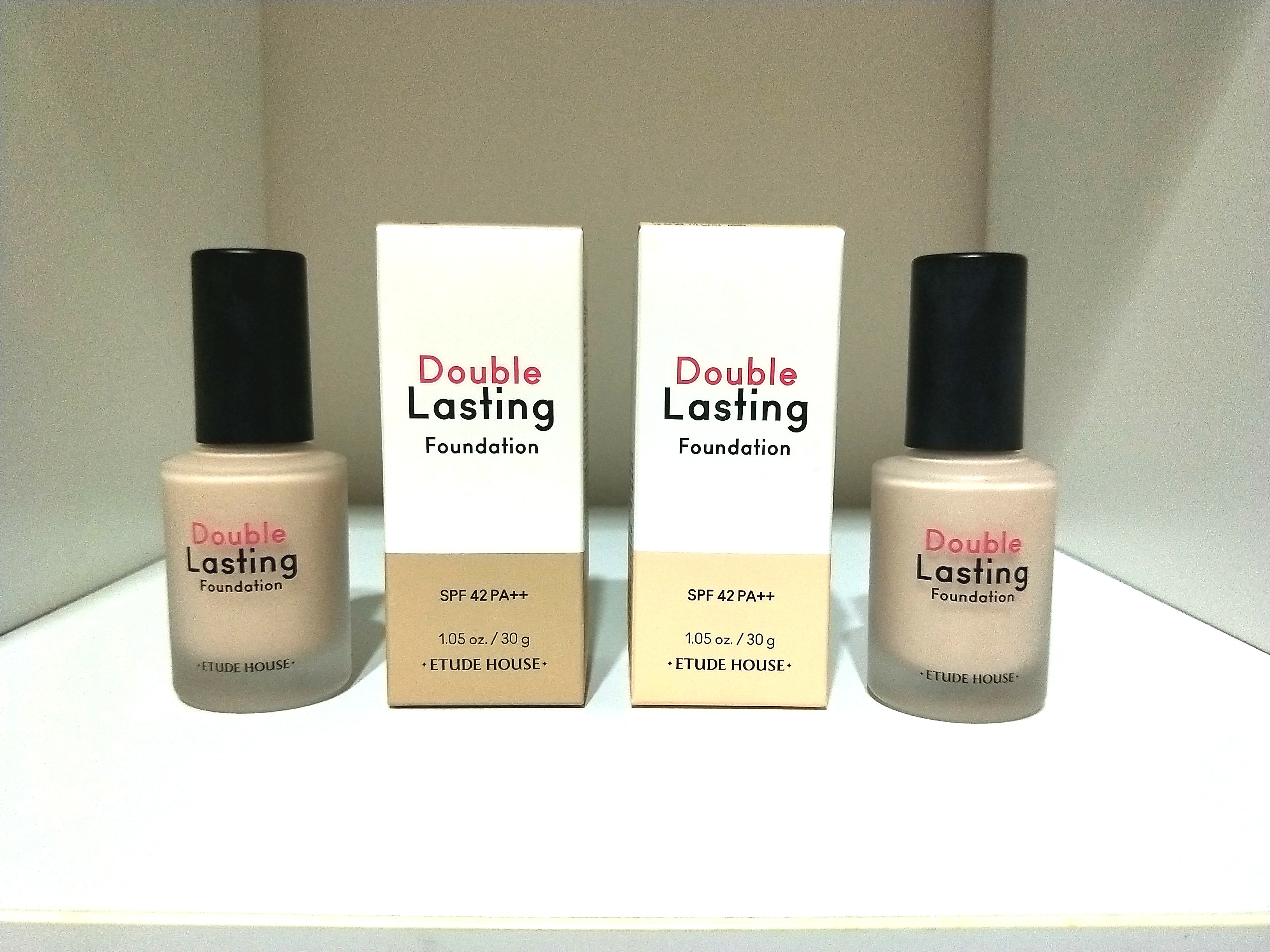 Etude House Double Lasting Foundation Review Demo Christinahello