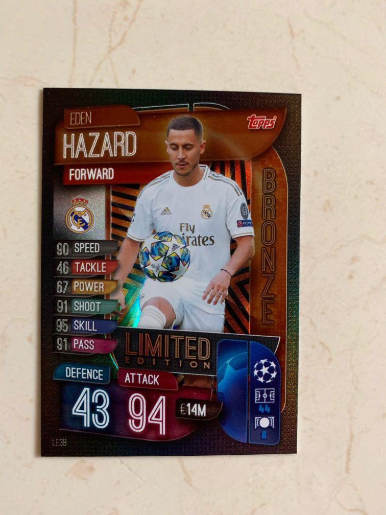 Eden Hazard Match Attached Card Ucl 19 20 Toys Games Board Games Cards On Carousell