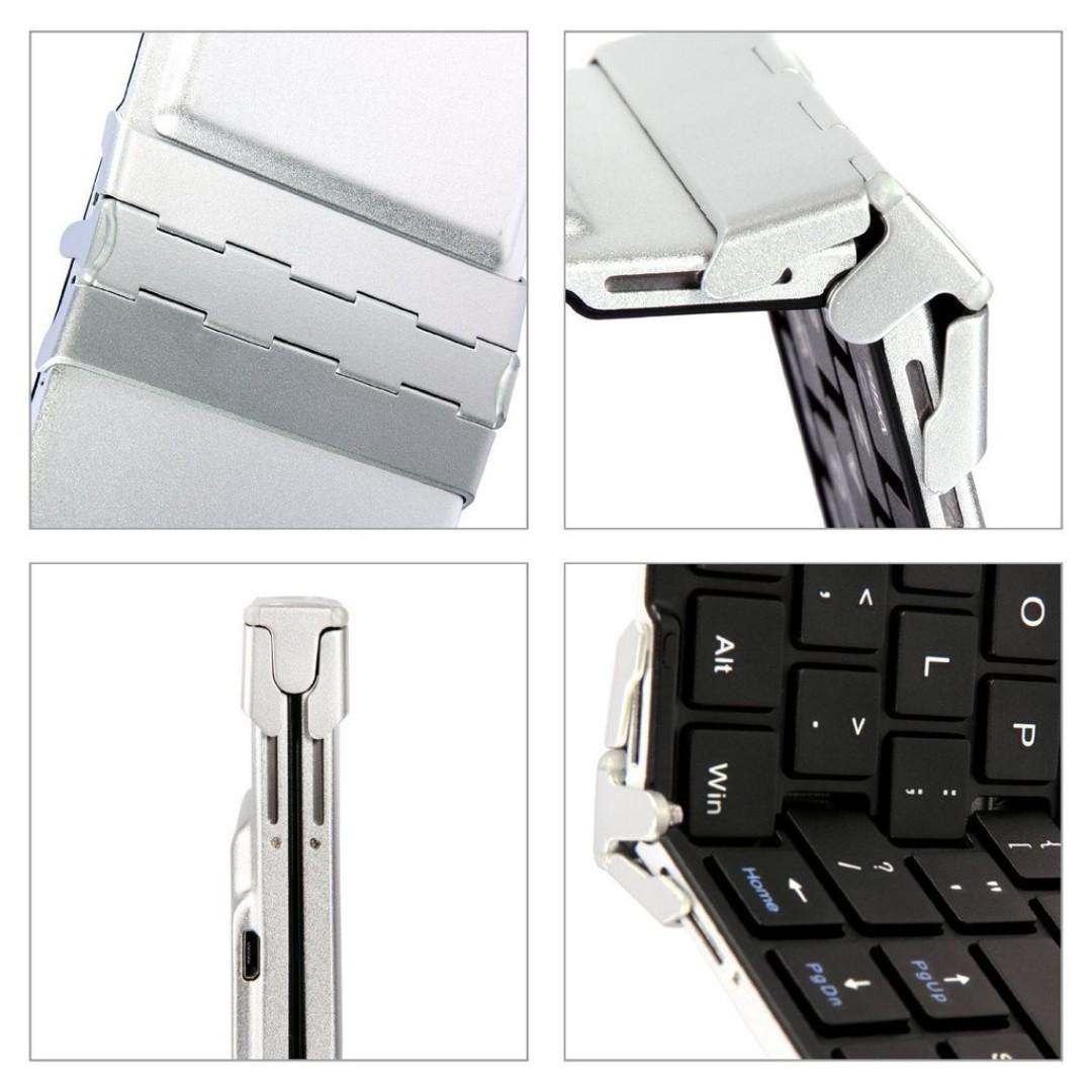 Folding Bluetooth Keyboard, Arteck HB066 Portable Mini Foldable