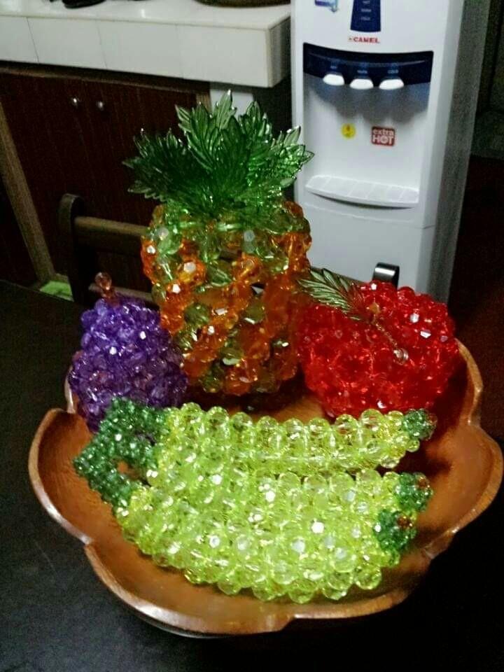 FRUITS SET (made of beads) (Category: Handmade Craft) located in Quezon City. Submitted by diamondpearlj (Listing ID 255436933, Image 1). Description: ✔made to order.