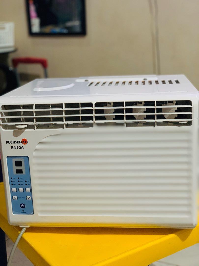 Fujidenzo Aircon Window Type 0.6Hp with Remote , TV & Home Appliances ...