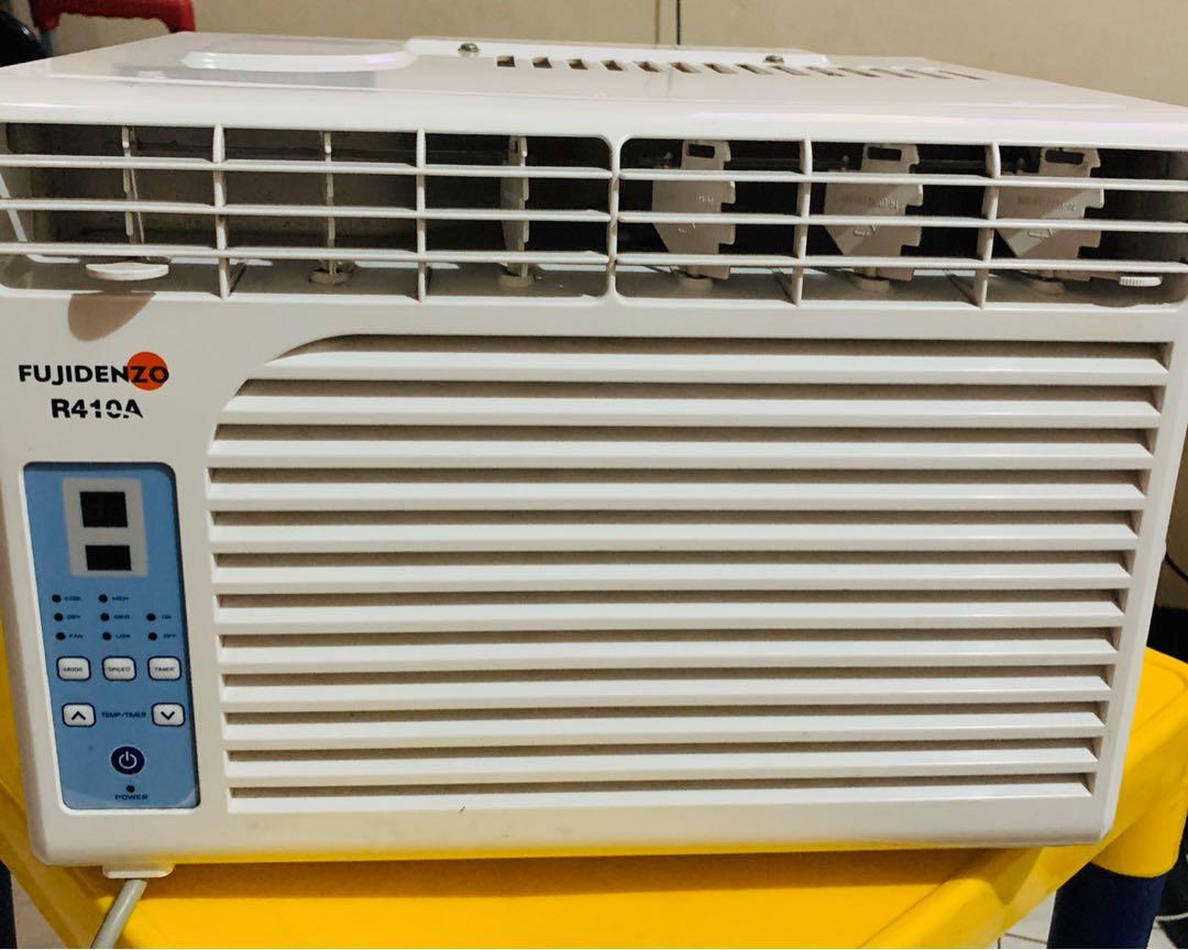Fujidenzo Aircon Window Type 0.6Hp with Remote , TV & Home Appliances ...