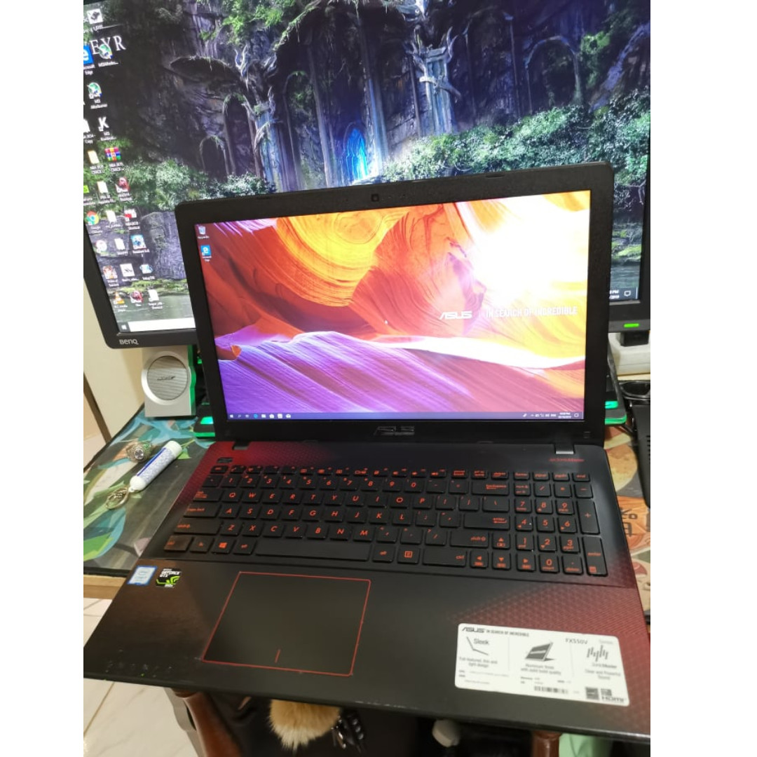 Gaming Asus Fx550v Corei7 7700hq 7th Gen 8gb Ram 1tera Gtx 950 15 6inch 1080p Electronics Computers Laptops On Carousell