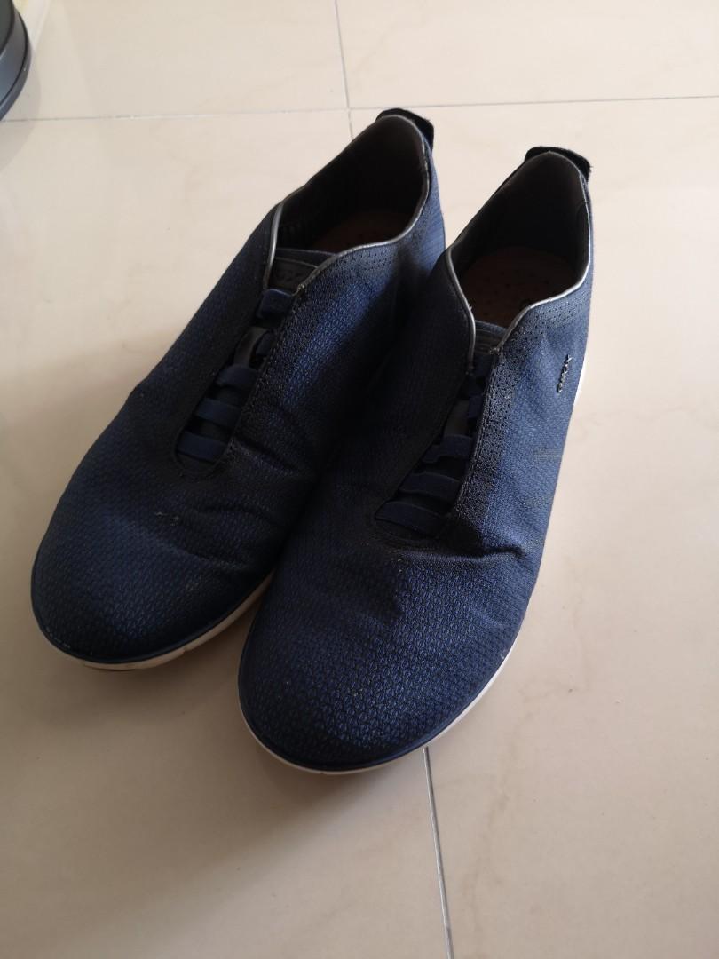 geox blue shoes