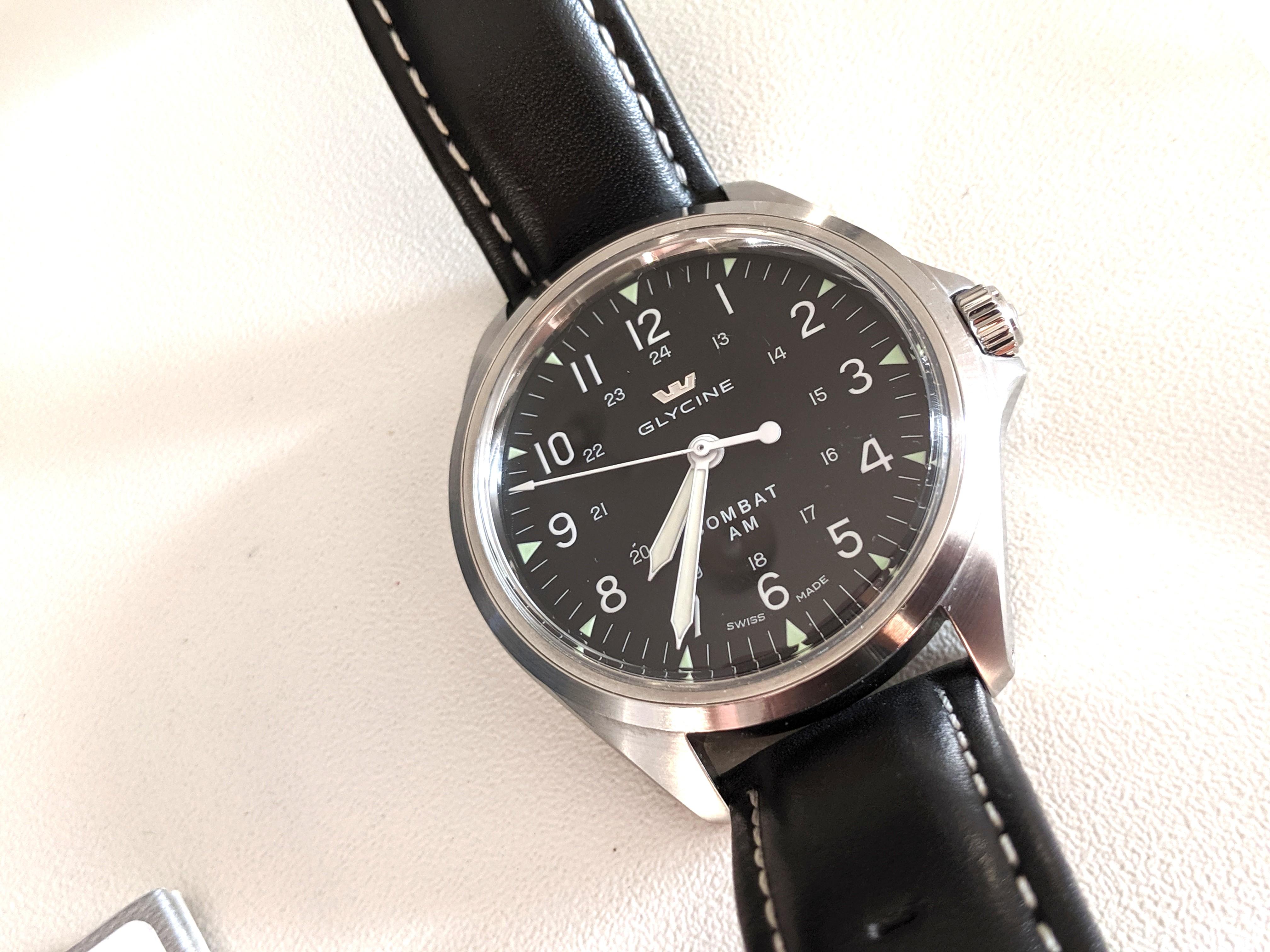 Glycine combat 7 deals vintage automatic watch