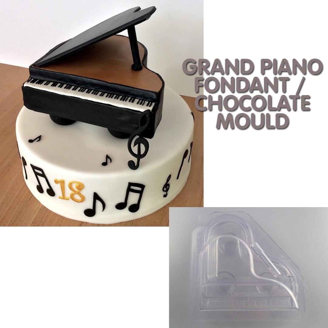 grand piano cake mould chocolate fondant gumpaste hard plastic mould 3pcs mold musical cake piano cake furniture home living kitchenware tableware other kitchenware tableware on carousell