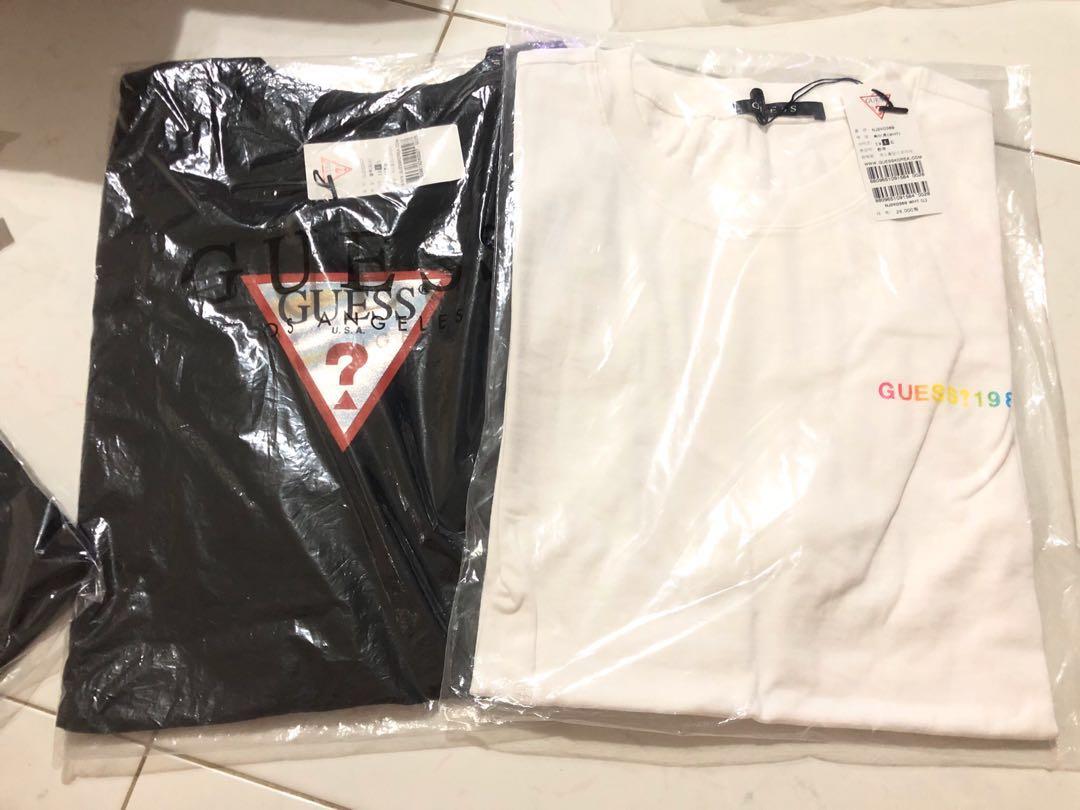 guess holographic shirt