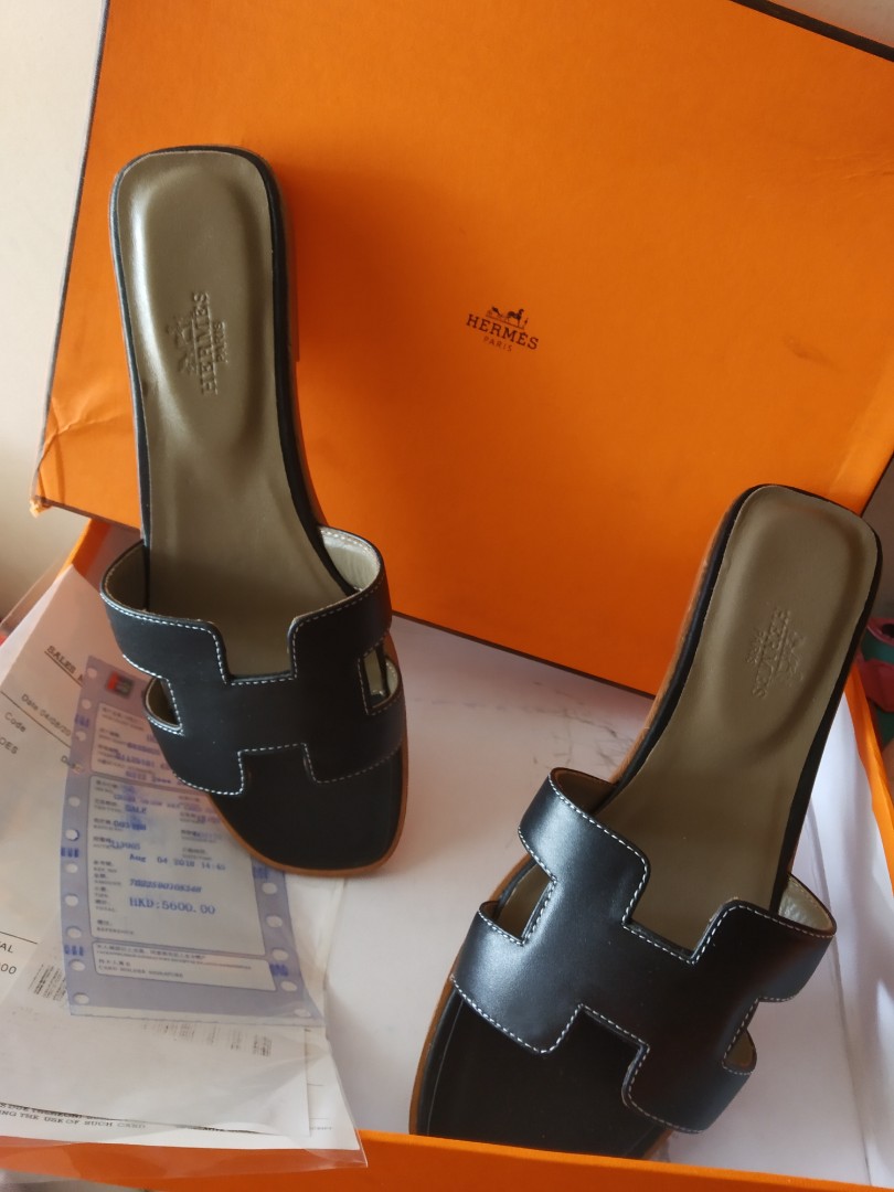hermes oran sandals 37