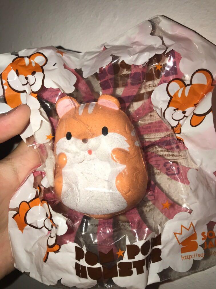 ibloom pompom hamster squishy
