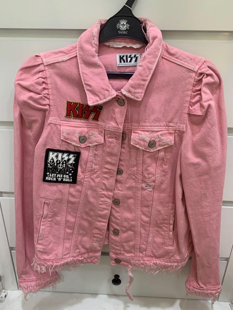 kiss denim jacket zara