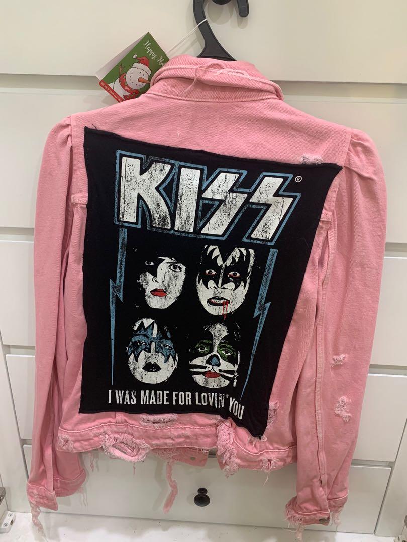 kiss denim jacket zara