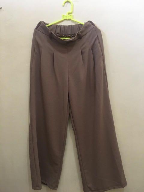 Kulot Warna Kopi Susu Women S Fashion Women S Clothes Bottoms