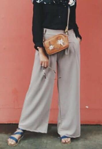 Kulot Warna Kopi Susu Women S Fashion Women S Clothes Bottoms
