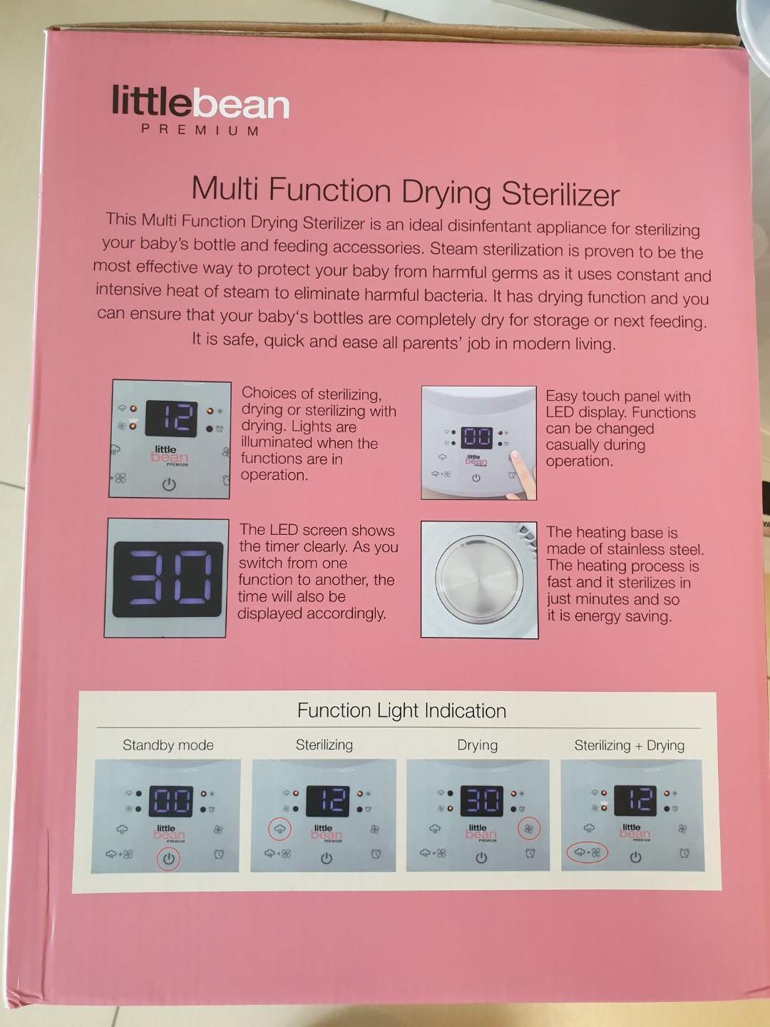 little bean premium multifunction drying sterilizer
