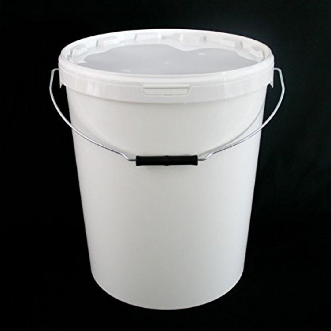 food safe plastic buckets with lids