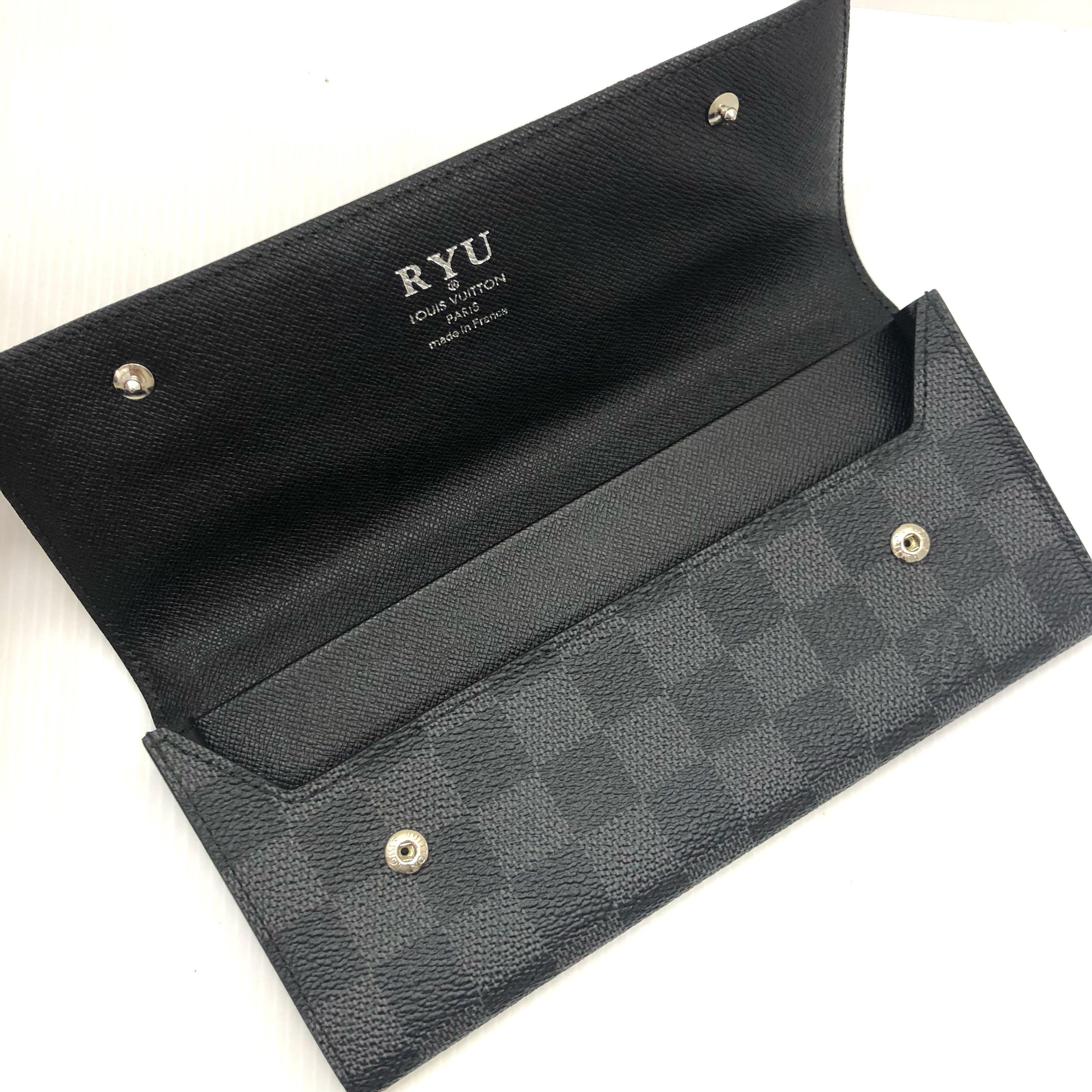 Louis Vuitton Damier Portefeuille Long Modular N63084 Graphite Wallet Men's