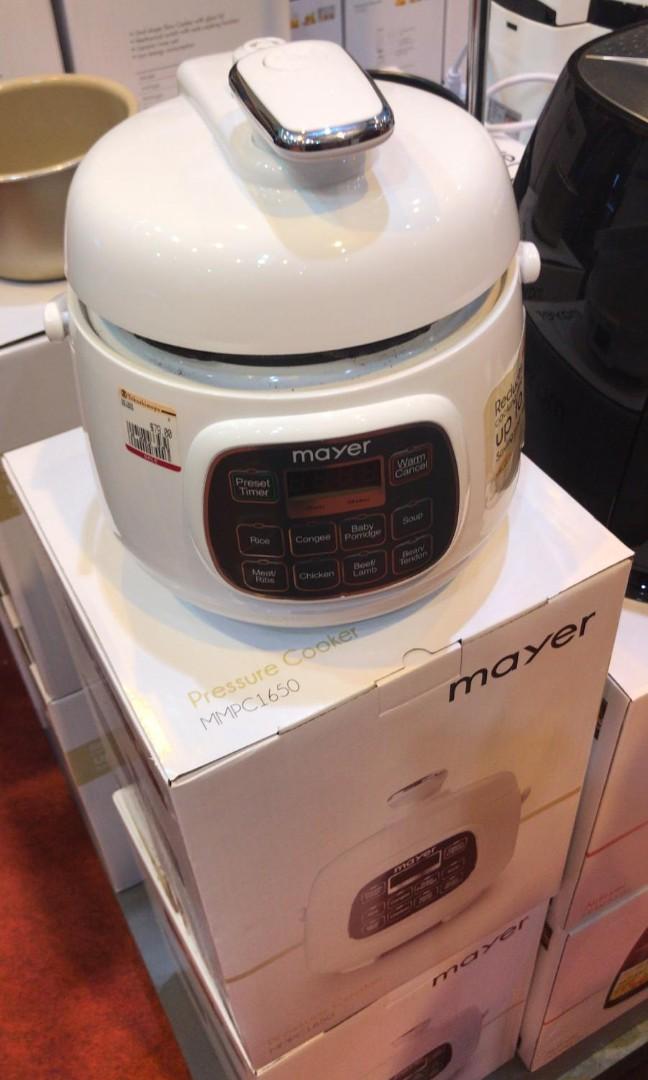 Mayer mini pressure cooker manual clearance