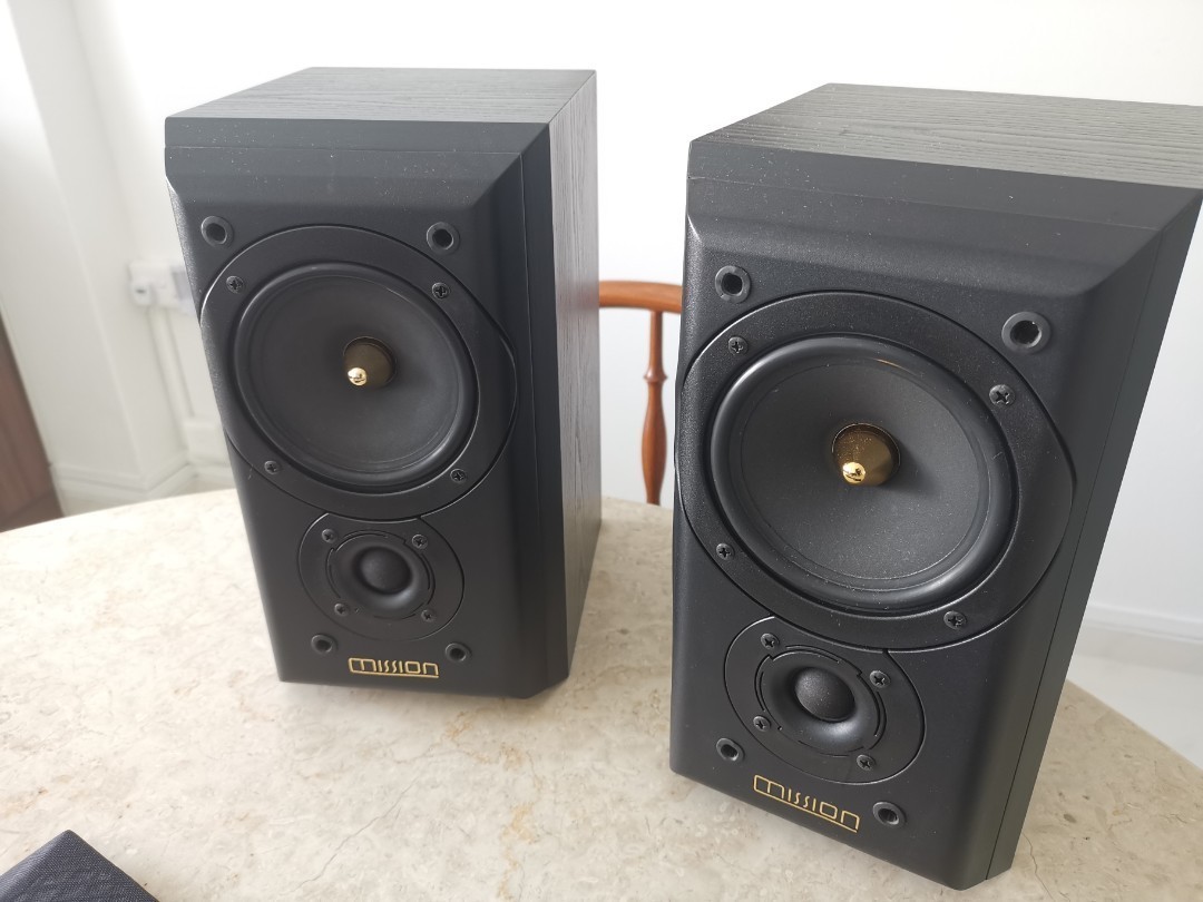 Mission 771E Bookshelf Speakers Audio Soundbars Speakers