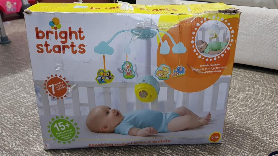 bright starts crib mobile