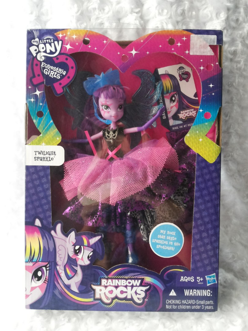 My Little Pony Equestria Girl (Twilight Sparkle) doll - Rainbow Rocks  Series, Hobbies & Toys, Toys & Games on Carousell