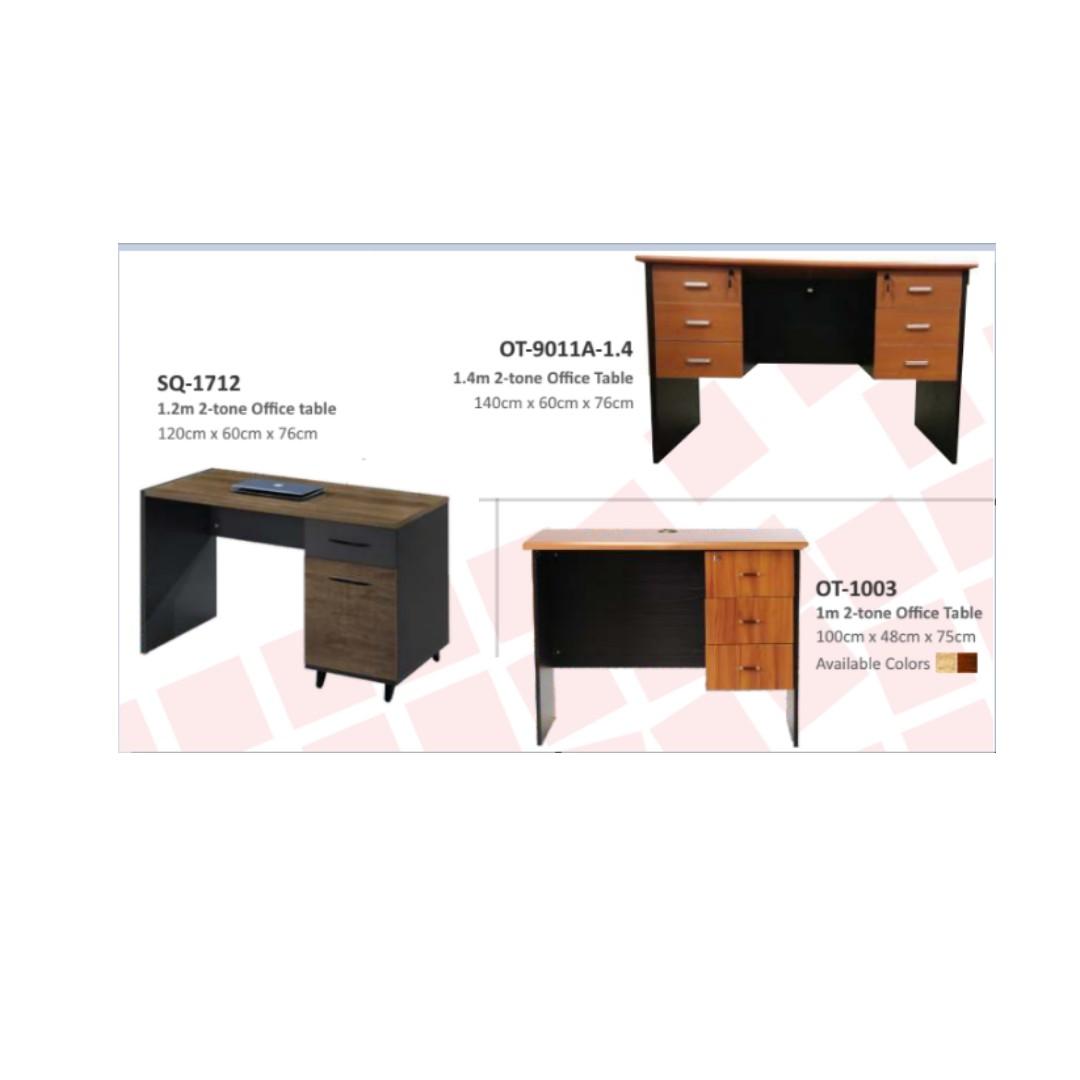 Office table with side and center drawers (Category: Office Furniture & Fixtures) located in Quezon City. Submitted by korix.judyann (Listing ID 255480959, Image 2). Description: Price posted is for posting purposes only! BRANDNEW! BRANDNEW! BRANDNEW! 📌 Negotiable Price and High Quality Condition. 📌 Free 3D Layout and Free Site Visit 📌 Free Installation and Delivery within Metro Manila. 📌 For inquiry and pricelist with complete details please