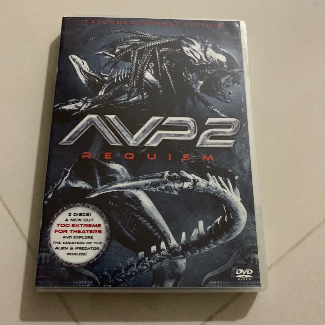 Original DVD- Aliens Vs Predator: Requiem, Hobbies & Toys, Music ...