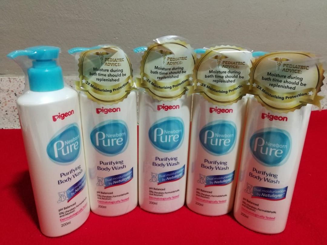 pigeon baby body wash