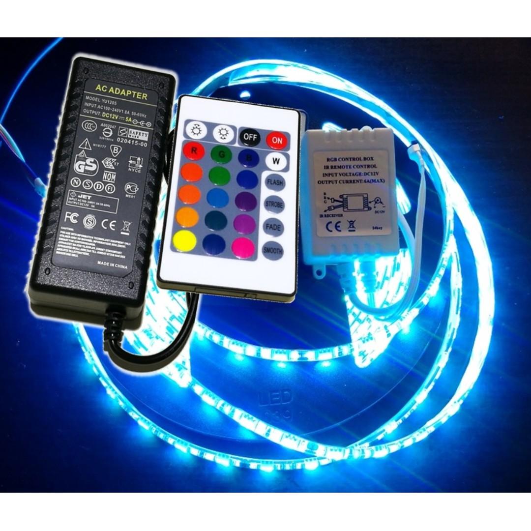 Plug And Play Multi Color Rgb Led Strip Light Smd5050 For Ceiling