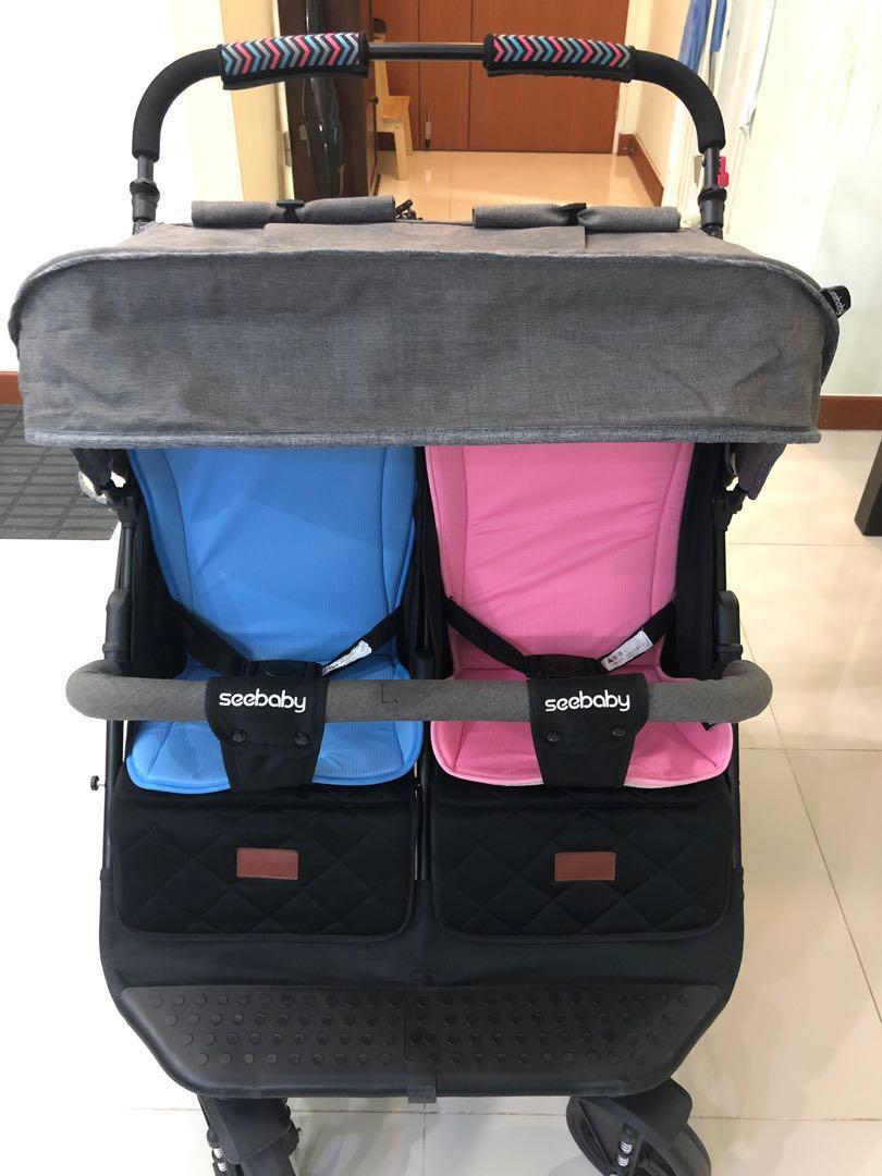 Seebaby double new arrivals stroller t22 review
