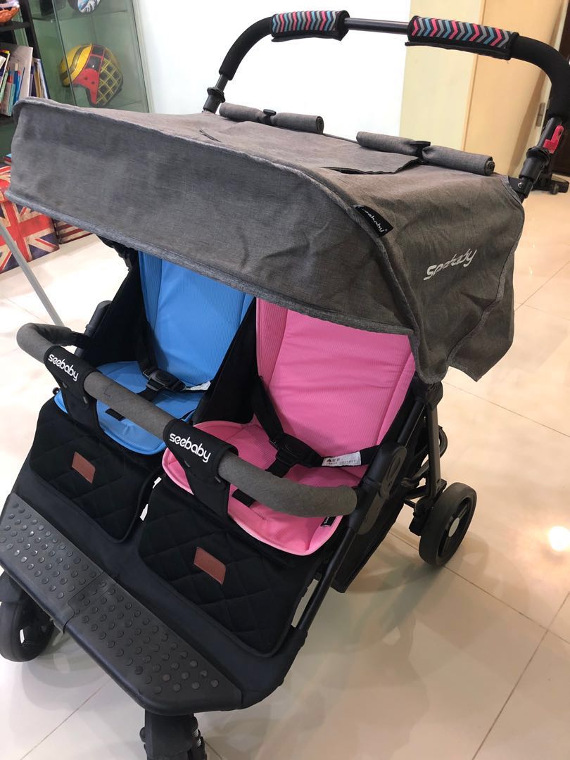 Seebaby double 2025 stroller t22 review