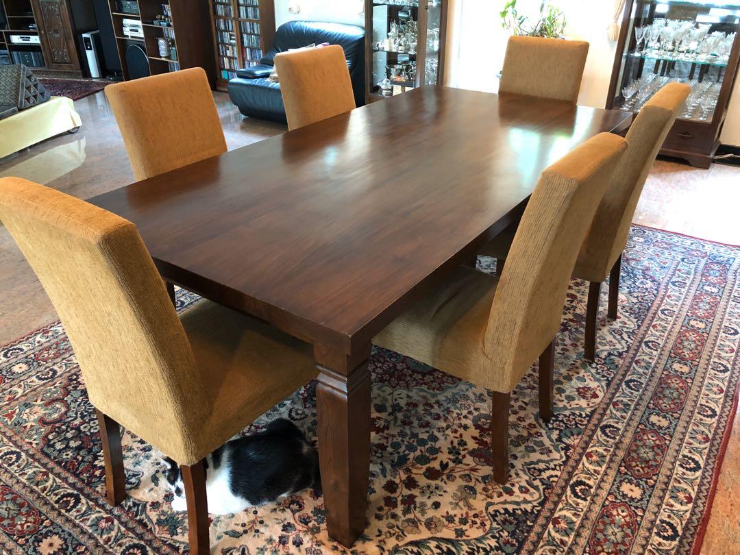 Solid Wood 8 Seat Dining Table Set Furniture Tables Chairs On Carousell