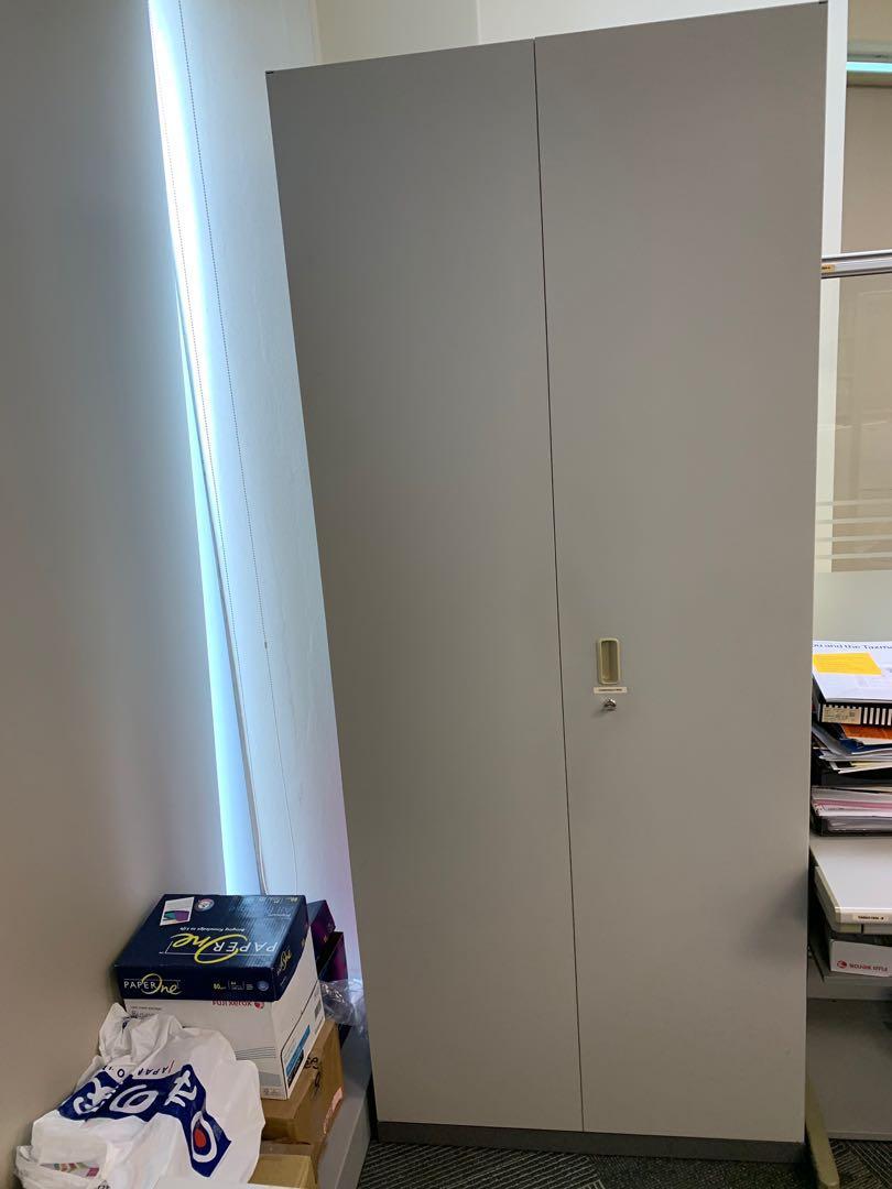 Tall Steel Filing Cabinet Uchida Jap Brand 1 Pc Furniture Shelves Drawers On Carousell