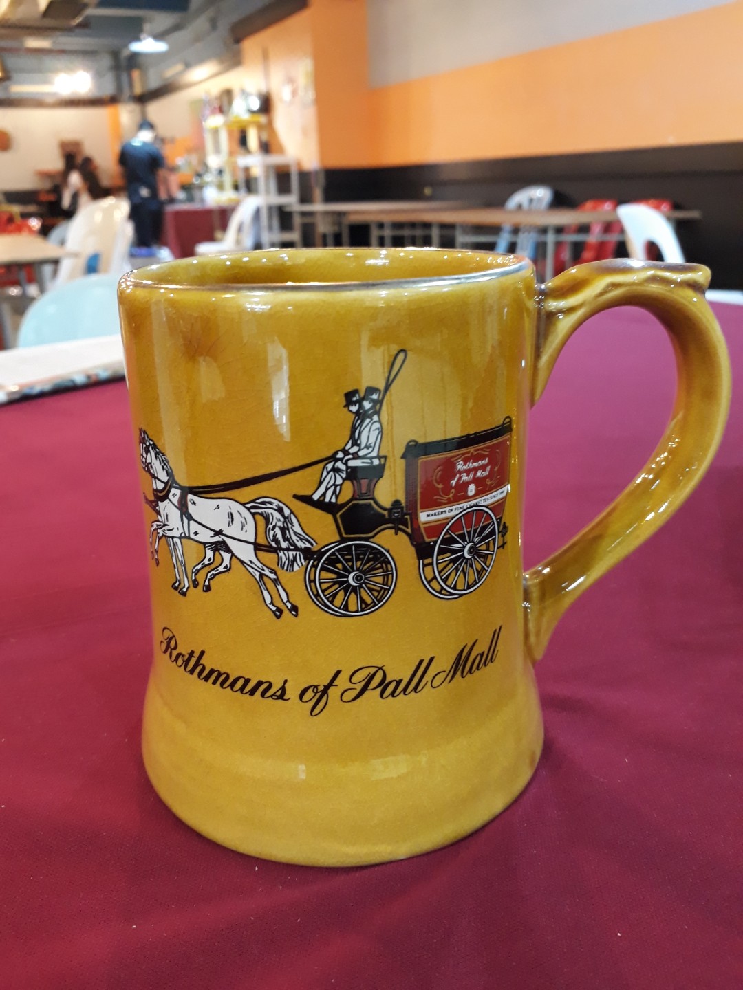 Vintage History Rothmans Of Pall Mall Mug Antiques Vintage Collectibles On Carousell
