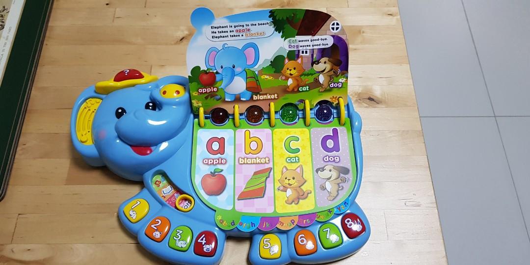 Vtech, Touch & Teach Elephant, Babies & Kids, Infant Playtime on 