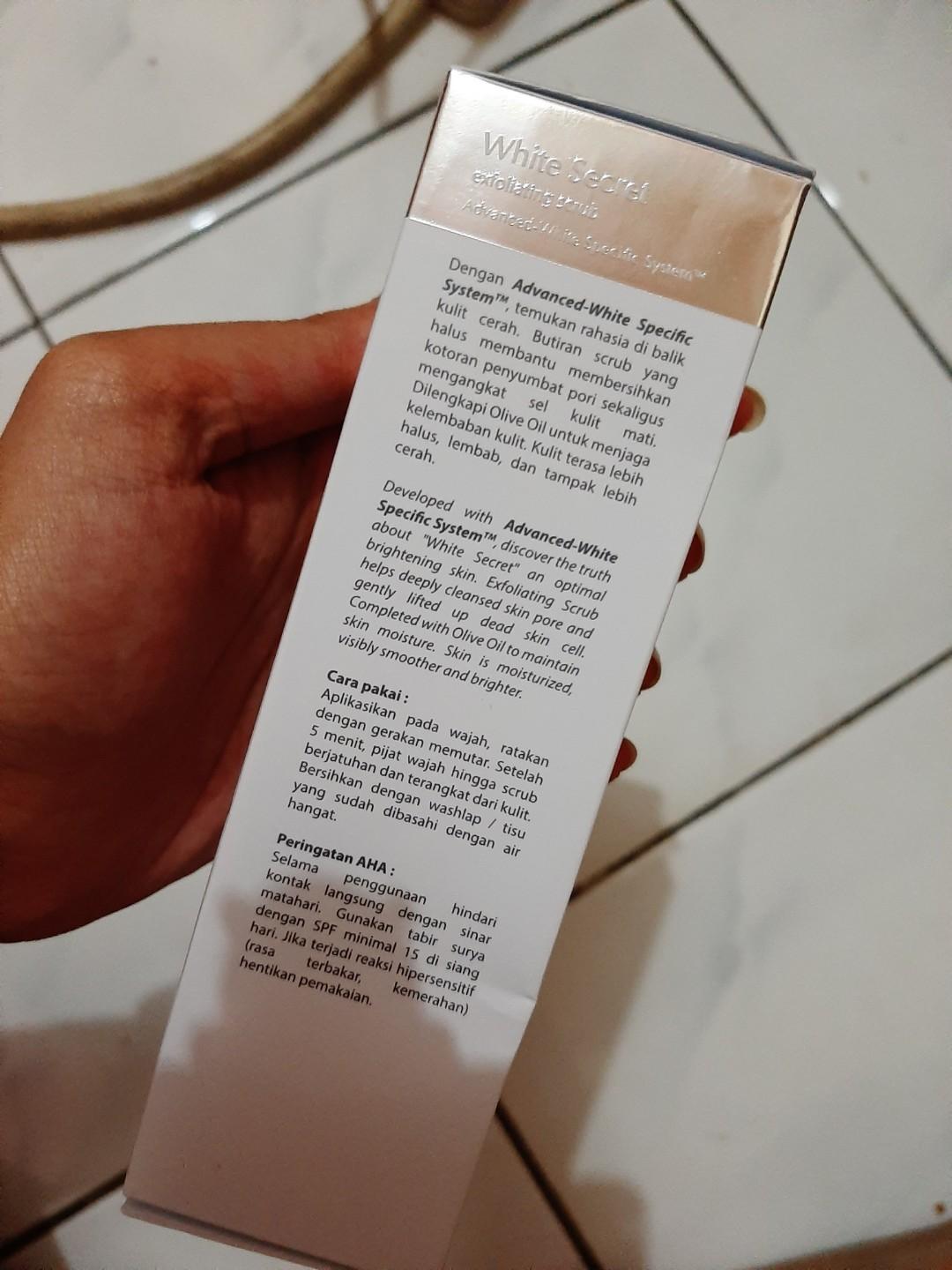 Wardah White Secret Exfoliating Scrub Health Amp Beauty Skin