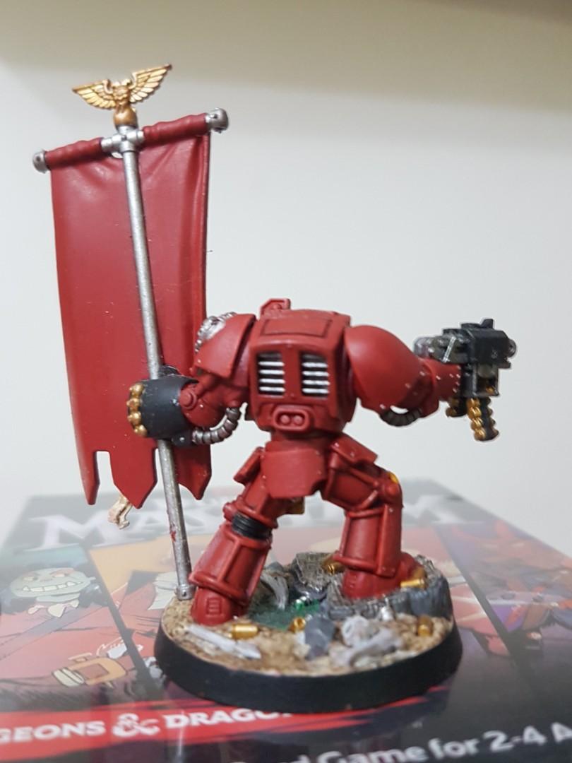Warhammer 40k Space Marine Heroes Blood Angels Terminator Ancient Darrago Painted Hobbies Toys Toys Games On Carousell