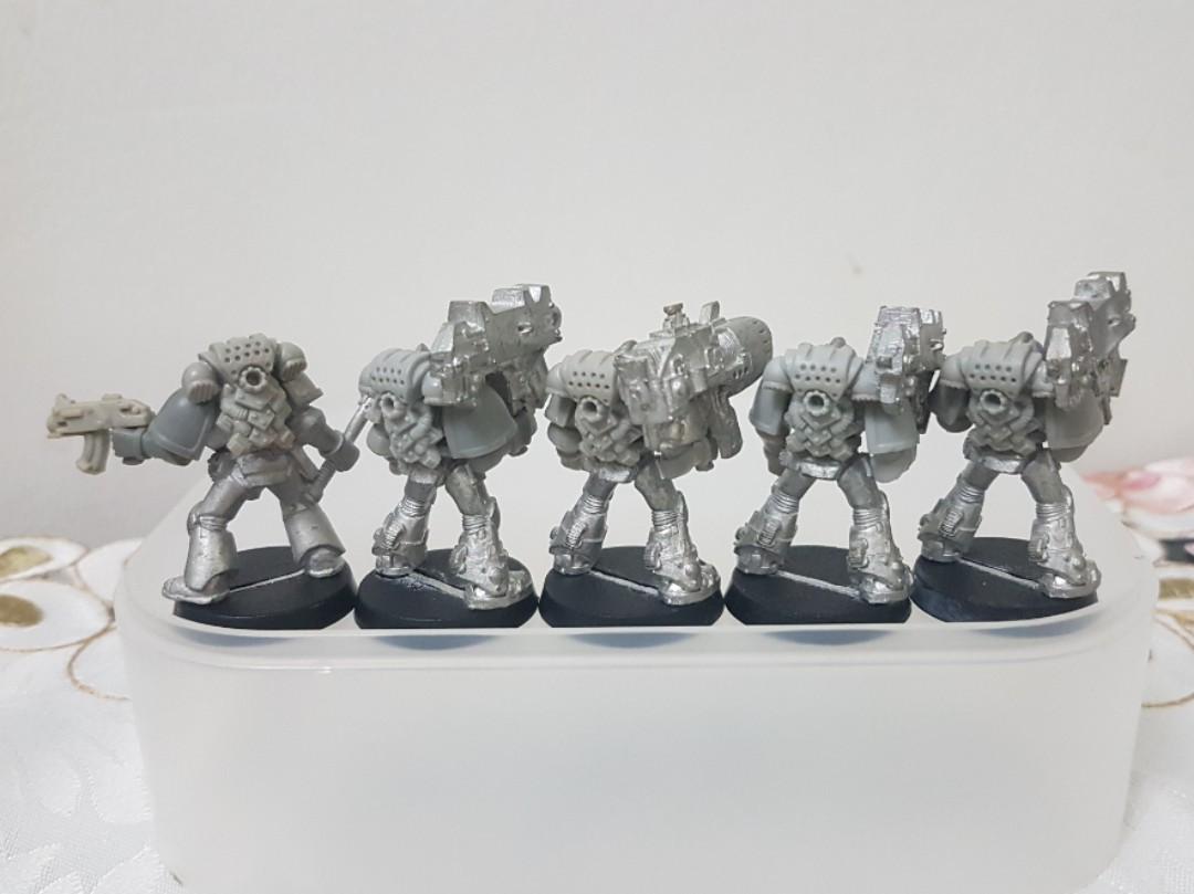 Warhammer 40K Space Marines x5 ASSAULT SQUAD OOP BNIB Box Firstborn