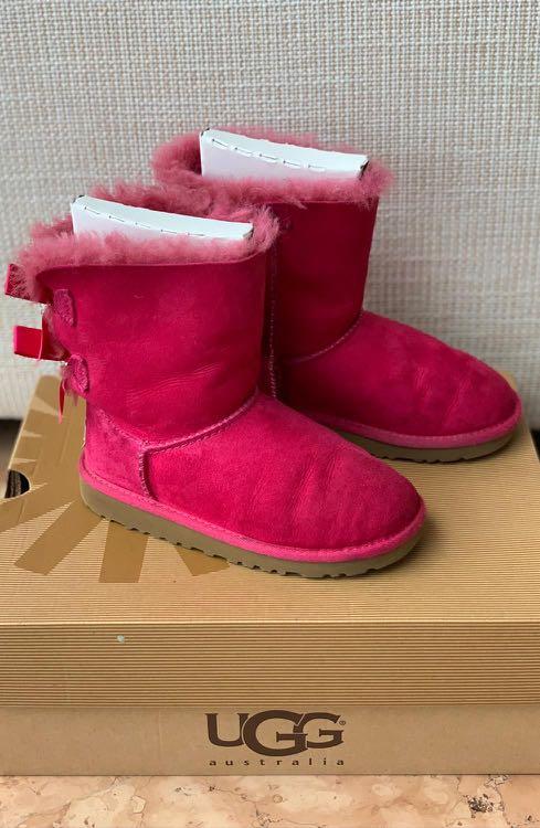 Winter Boots Super Cute Pink Girl s UGG Bailey Bow Boots Babies