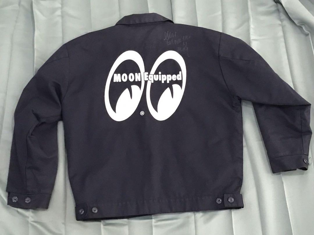 Work Jacket Mooneyes x Dickies, Fesyen Pria, Pakaian , Baju Luaran di