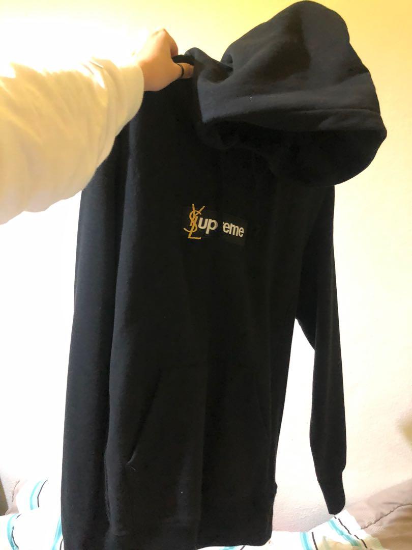 supreme ysl hoodie