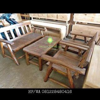 Kursi Tamu Jati Set Minimalis Antik Jepara