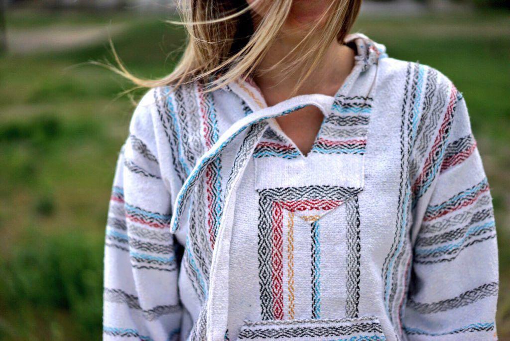 Authentic Roxy Tequila Baja Poncho Hoodie