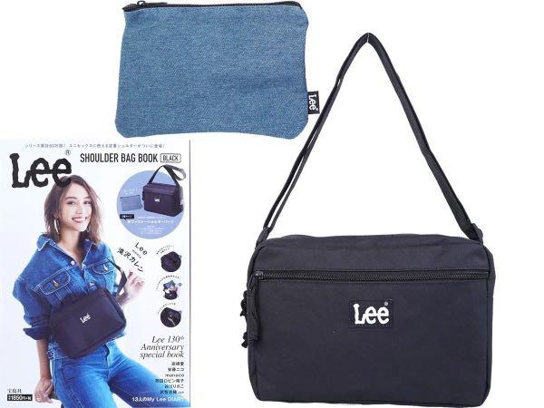 Lee shoulder 2025 bag book black