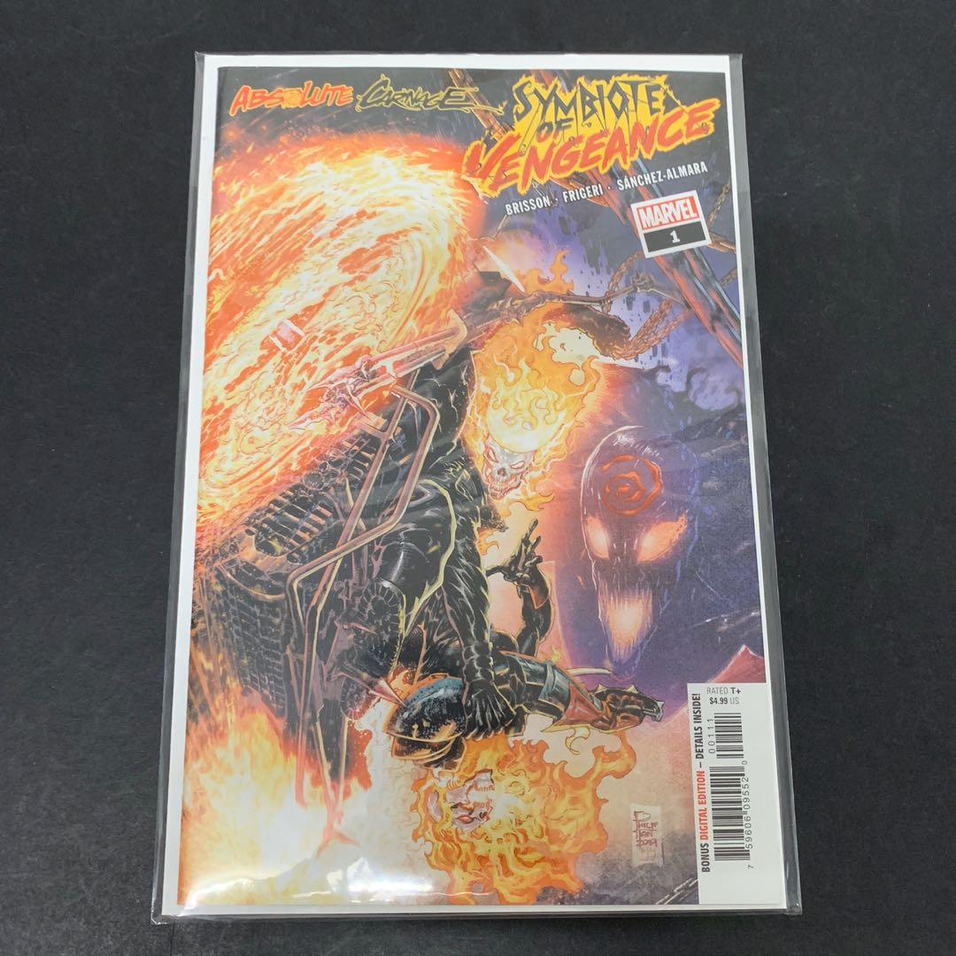 Absolute Carnage Symbiote of Vengeance 1 Marvel Comics Book Spiderman