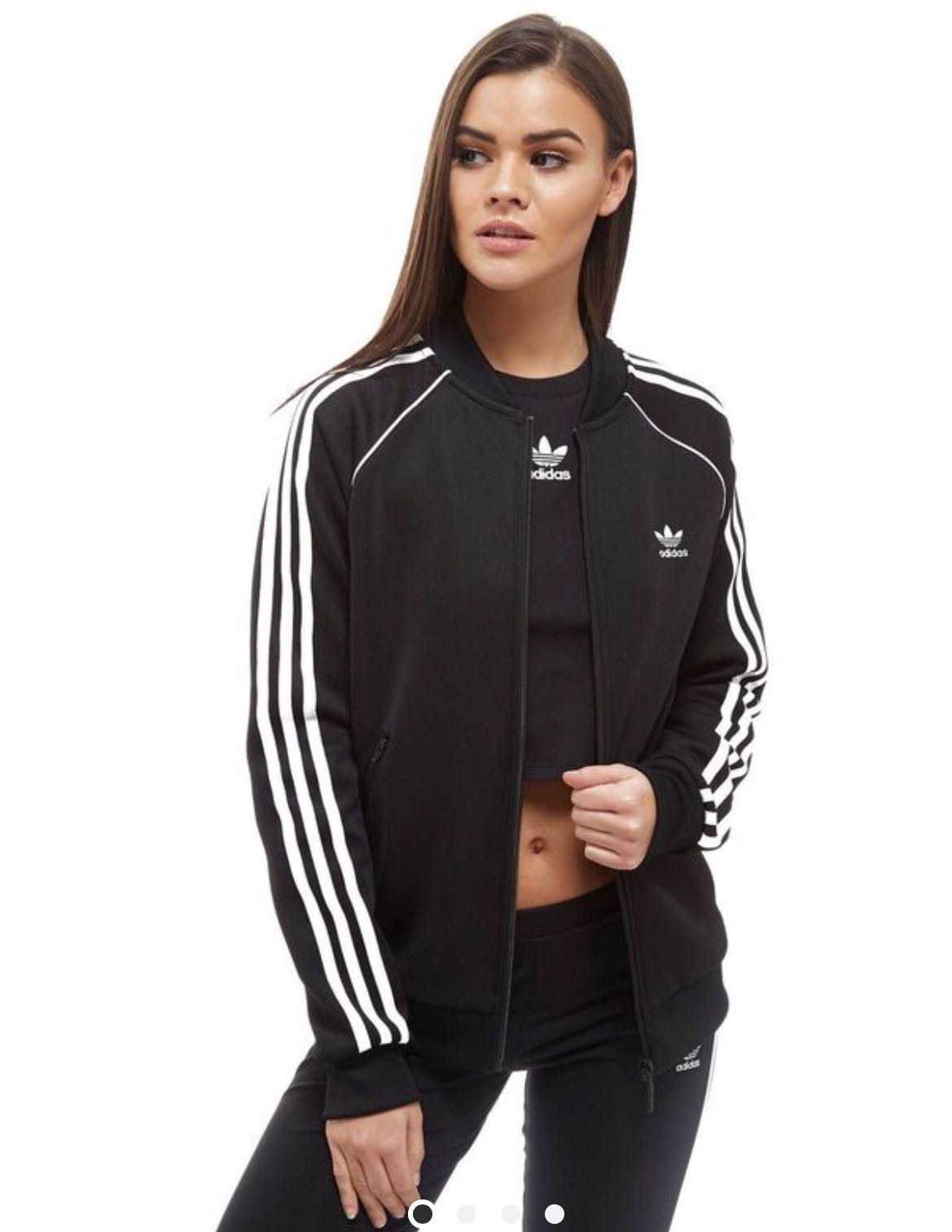 Adidas originals women's hot sale superstar track jacket