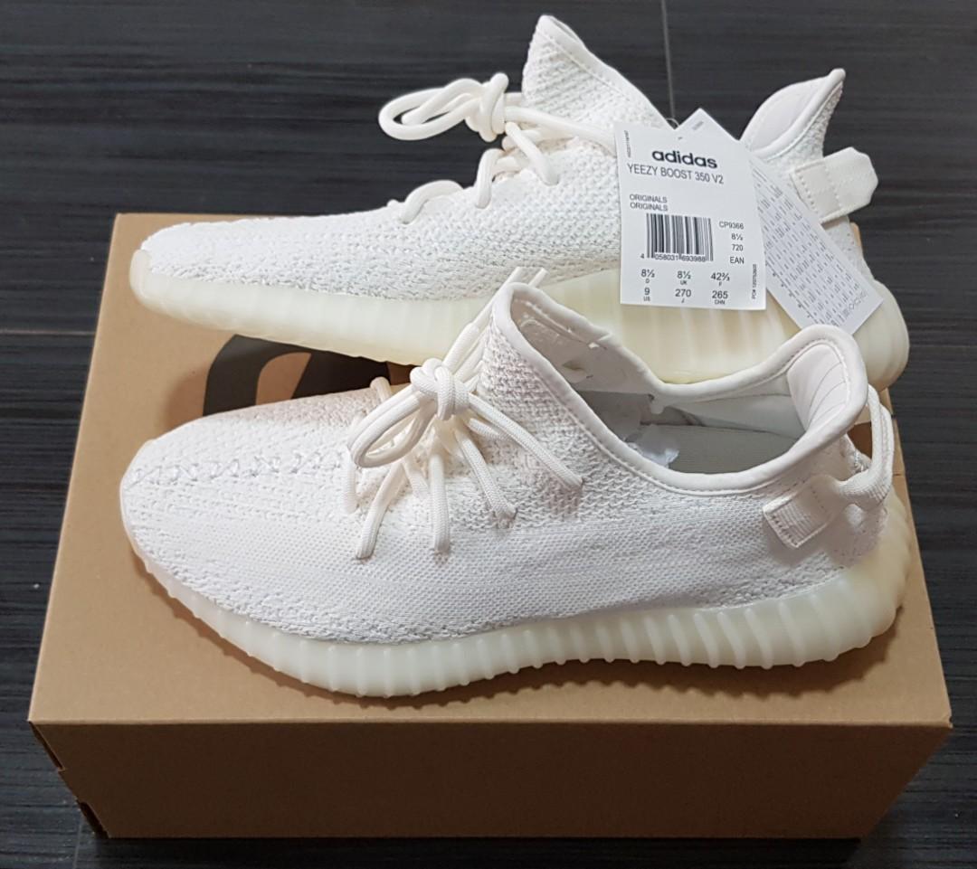 Buy ZFS Yeezy 350 Boost V2 Shoes Off White UK-8 at